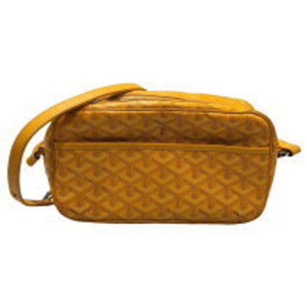 Goyard Cap Vert Yellow Goyardi Canvas Shoulder Bag